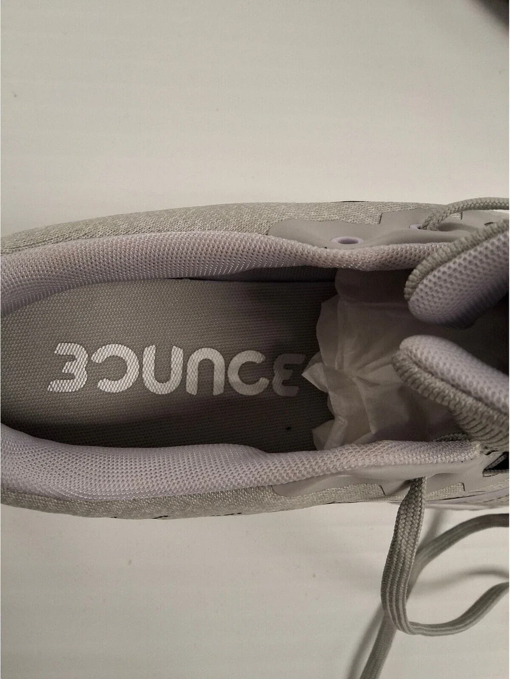 Adidas Bounce Gray Athletic Sneakers Size 8